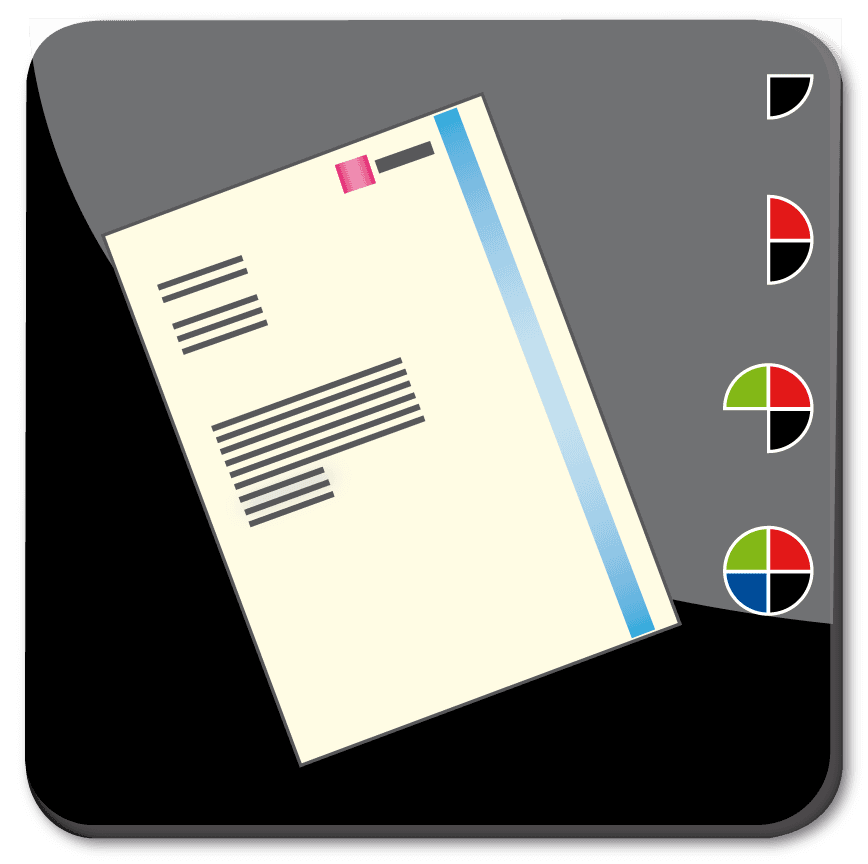 Toon details van Briefpapier creme alleen PMS